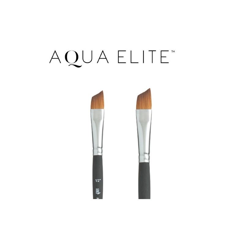 AQUA ELITE Synthetic Sable Pinsel – Kurzer Griff, Ideal Für Aquarellmalerei