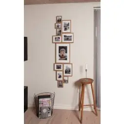 Collage rammer i Egetræ  (12 rammer) - Spray Maling