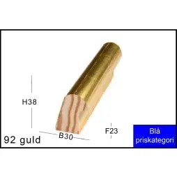 Fotoramme Nr.  92 Guld Special Størrelse - Oliemaling