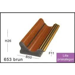 Fotoramme Nr.  653 Brun Special Størrelse - Akvarel