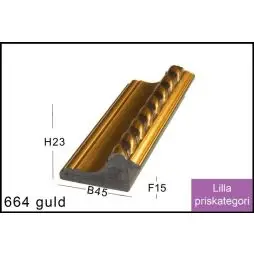 Fotoramme Nr.  664 Guld Special Størrelse - Korkprop Rammer
