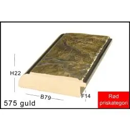 Fotoramme Nr.  575 Guld Special Størrelse - Ink