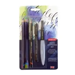 Derwent Hand Lettering Set - Diverse Tilbehør