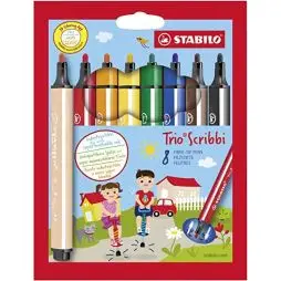 Stabilo Trio Scribbi 8 stk/pk - Stabilo