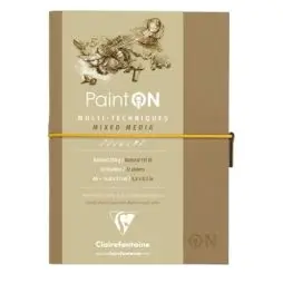 CLAIREFONTAINE PAINT-ON NEUTRAL SKITSEBØGER A5 - Pastel