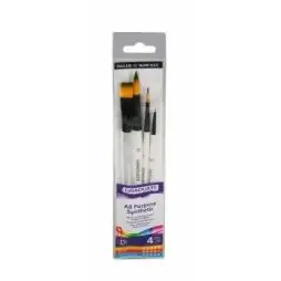 Pensel Graduate Synthetic Watercolour 4-pack - Passepartout