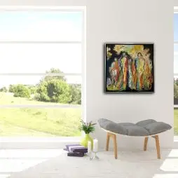 Vagn Frederiksen Vagn 70x70 Cm. (Sælges På Brugtmoms Ordningen) - Times Flies