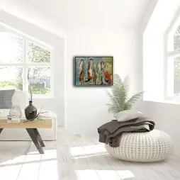 Vagn Frederiksen Vagn 80x60 Cm. (Sælges På Brugtmoms Ordningen) - Trolde Og 'Sjove Typer'