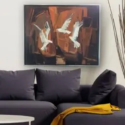 Frans Vester 100x80 Cm (Sælges På Brugtmoms Ordningen) - Diverse Tilbehør