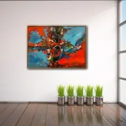Claus Krøjgaard 140x100 Cm. (Sælges På Brugtmoms Ordningen) - Lys til vandsten