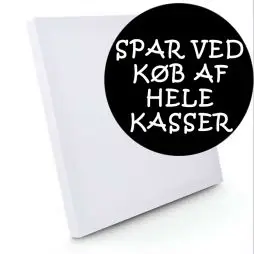 100X200 Billige Lærred kasse med 6 stk - 