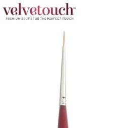 Princeton Velvetouch Synthetic Short Handle Mini Mongram Size 20/0 PG1 - Princeton Velvetouch