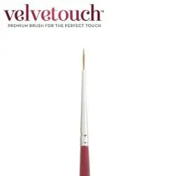 Princeton Velvetouch Synthetic Short Handle Short Liner Size 18/0 PG1 - startpakke posca