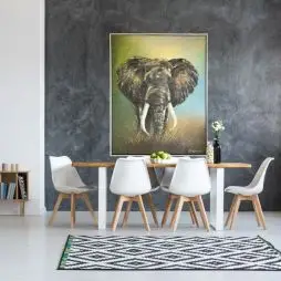 Hanne Fuglsang 110x140 Cm. (Sælges På Brugtmoms Ordningen) - startpakke posca