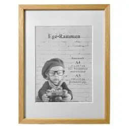 Ege Rammen 21x29,7 - Incl Passepartout til 14,8x21 - 