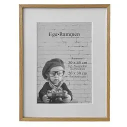Ege Rammen 30x40 - Incl Passepartout til 20x30 - 