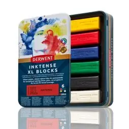 Derwent Inktense XL Blocks 6 stk - Kul Til Tegning