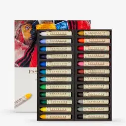 Sennelier Artist Oil Pastels. Set Med 24stk. - 