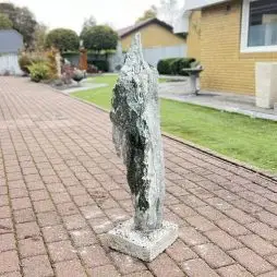 "Polargranit" Unika Søjle 102 Cm Høj - Guld