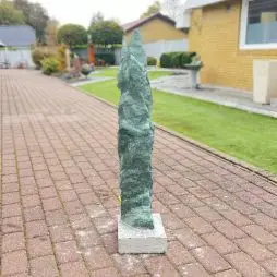 "Polargranit" Unika Søjle 111 Cm Høj - Lanterner