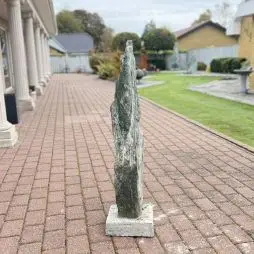 "Polargranit" Unika Søjle 112 Cm Høj - Udendørs