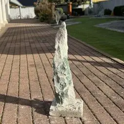 "Polargranit" Unika Søjle 74 Cm Høj - Udendørs