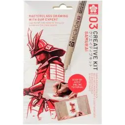 Masterclass Drawing - Creavtive Kit - Samurai - Gaveæsker/Startpakker