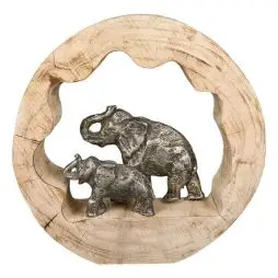 Sculpture, "Elephant", H. 28 cm - Brugskunst