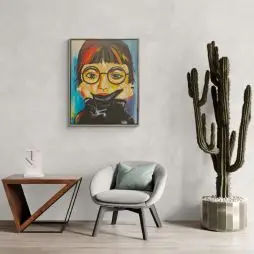 Linda Rahbek - 80x100 - (Sælges På Brugtmoms Ordningen) - Pebeo Resin