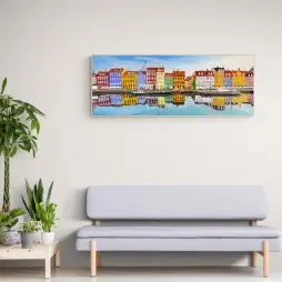 Anette Andersen - 63x164 - (Sælges På Brugtmoms Ordningen) - Akrylmaling