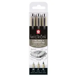 Pigma Micron Set 3 Urban - Tegning