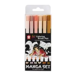 Manga Koi Color Brush Set 6 - Lanterner A2Living