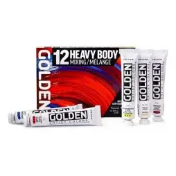 Golden Heavy Body Mixing 12 x 22 ml - Svæverammer