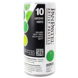 Panpastel 10 - Greens Set - Dyr Og FIgurer