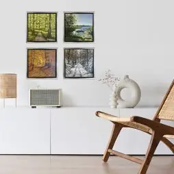 Hanne Fuglsang - 4 stk. 30x30 - (Sælges På Brugtmoms Ordningen) - Hanne Fuglsang