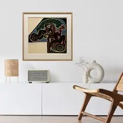 Heerup Litografi - Hyrdetime'' (Signeret og nummereret 77/200) (Sælges På Brugtmoms ordning) - Tegning