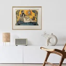 Heerup Litografi - Fredspanorama'' (Signeret og nummereret 626/800) (Sælges På Brugtmoms ordning) - Henry Heerup litografi