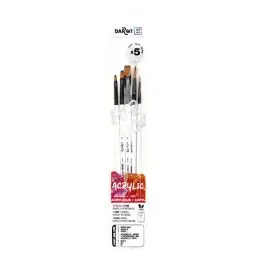 Darwi For You Set Of 5 Thin Brushes - Pensler