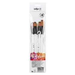 Darwi For You Set Of 5 Medium Brushes 3 - Pensler