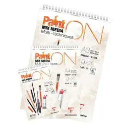Clairfontaine Paint On, mix media spiral - 